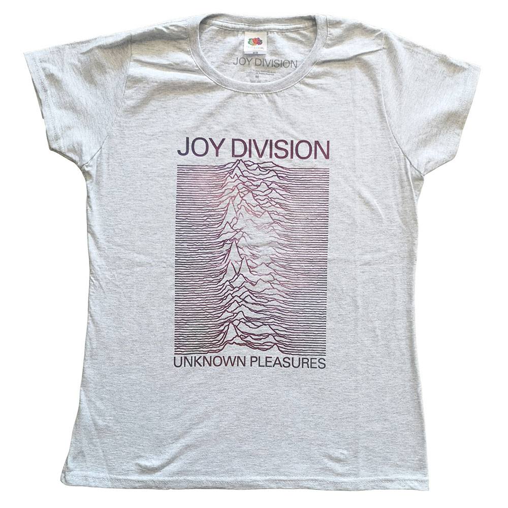 Joy Division - Space Lady Ladies Tshirt - Grey